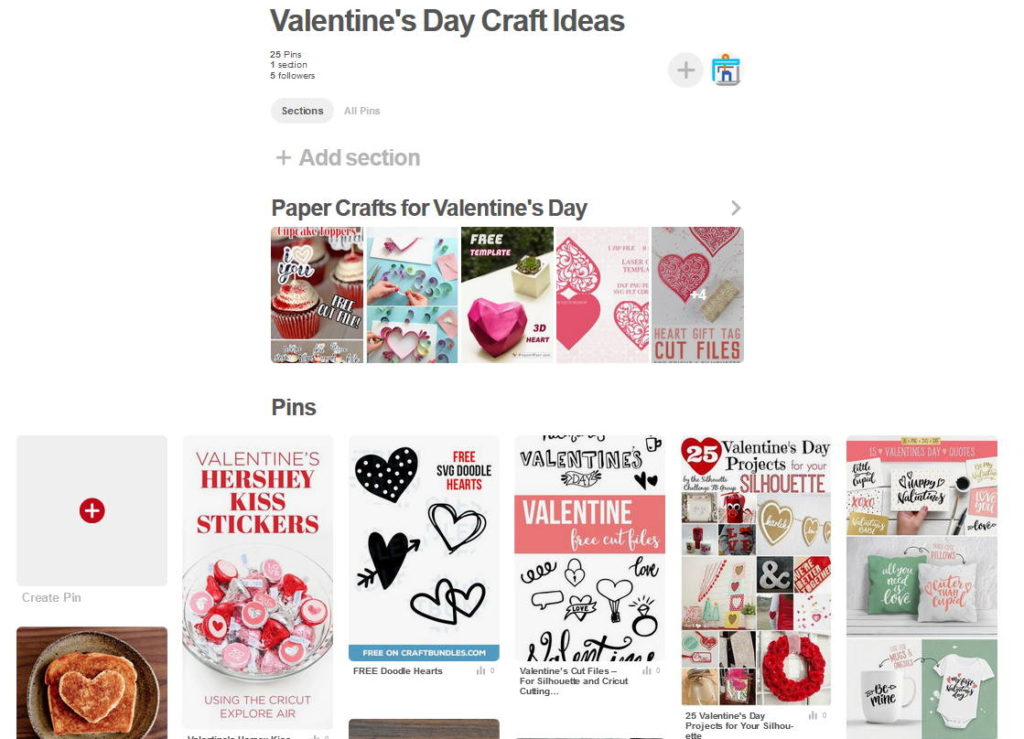 Valentine day craft ideas on Craftweeks' Pinterest board