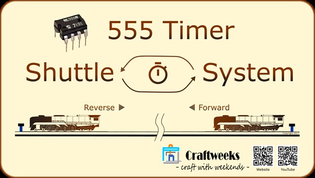 555 timer shuttlfe for railway model