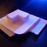 A failure of a 3d-printed object