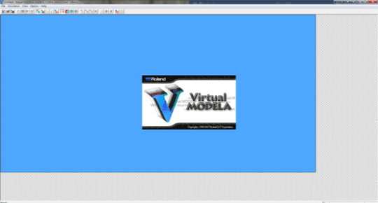 Screenshot of Roland Virtual MODEDLA