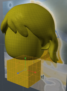 卡通頭像3D建模教學 #3: 設計組件、匯出3D打印 10