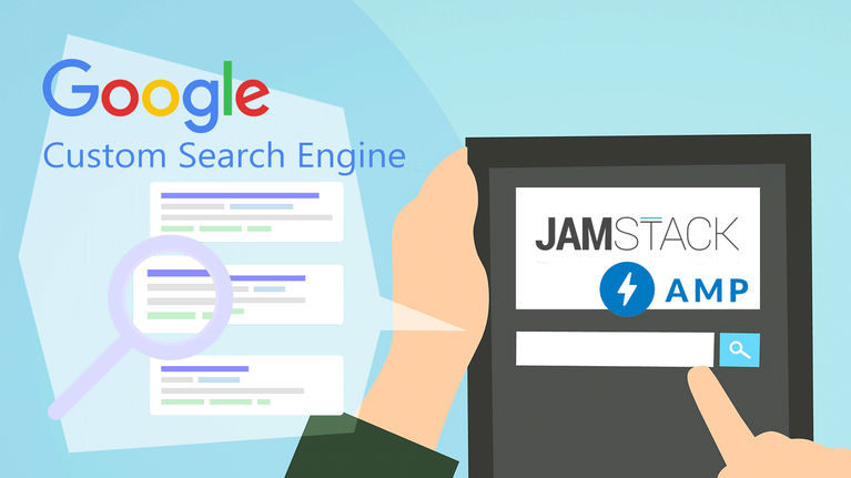 Google Custom Search Engine for AMP JAMSTACK