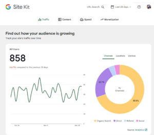 Image: Find out how your audience is growing - Track your site's traffic over time