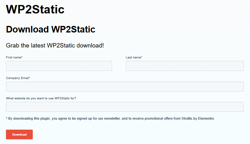 Image: Download WP2Static - Grab the latest WP2Static download!